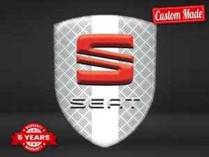 Seat Pegatinas Relieve Coche Lujo Diseño Estilizado